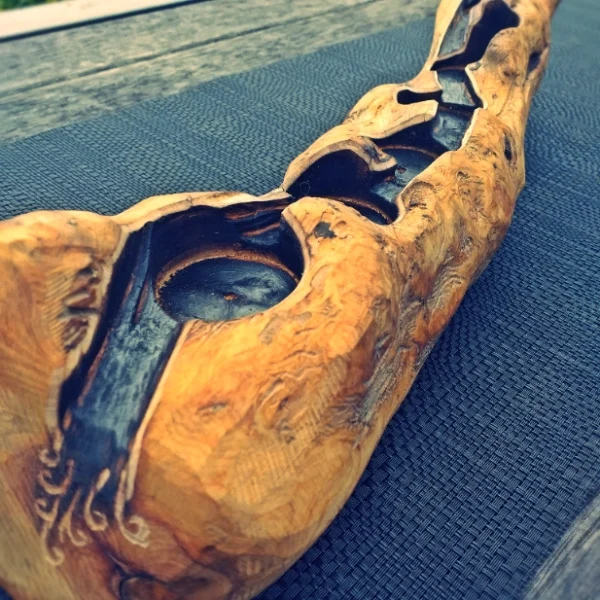 Rustic candle holder - Image 2
