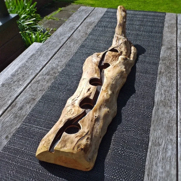 Rustic candle holder