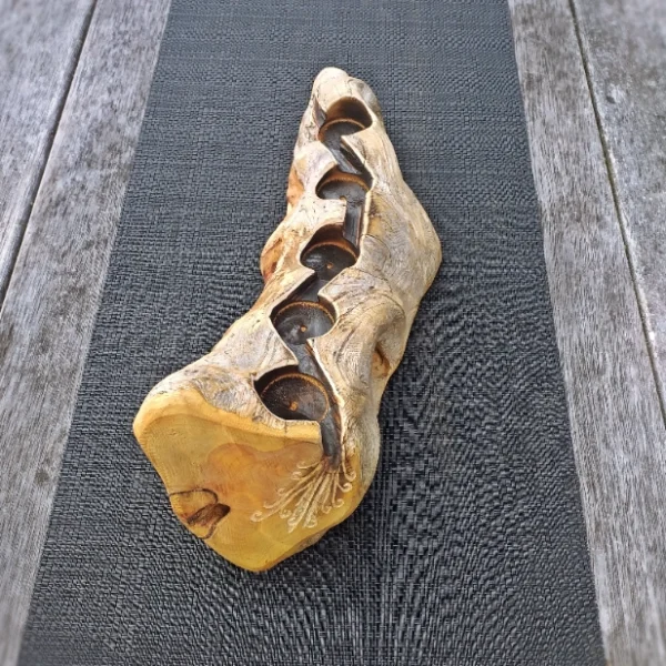 Rustic candle holder - Image 3