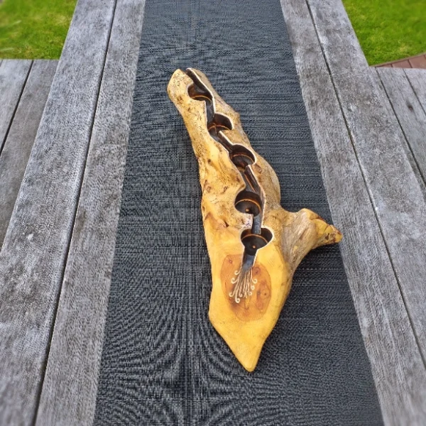 Rustic candle holder - Image 2
