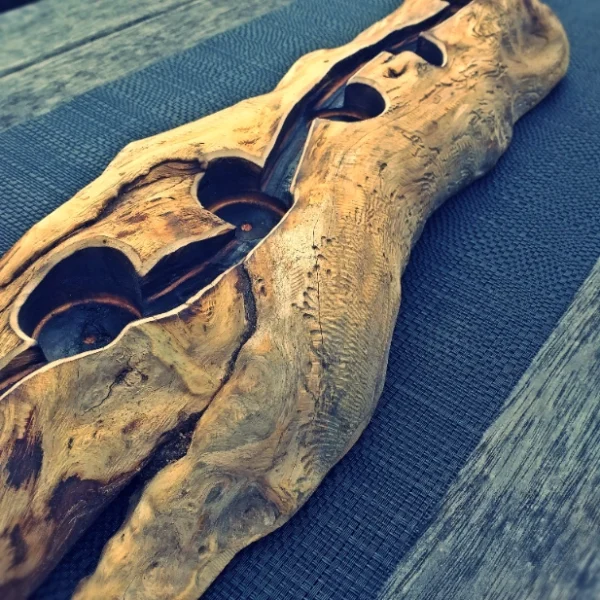 Rustic candle holder - Image 3