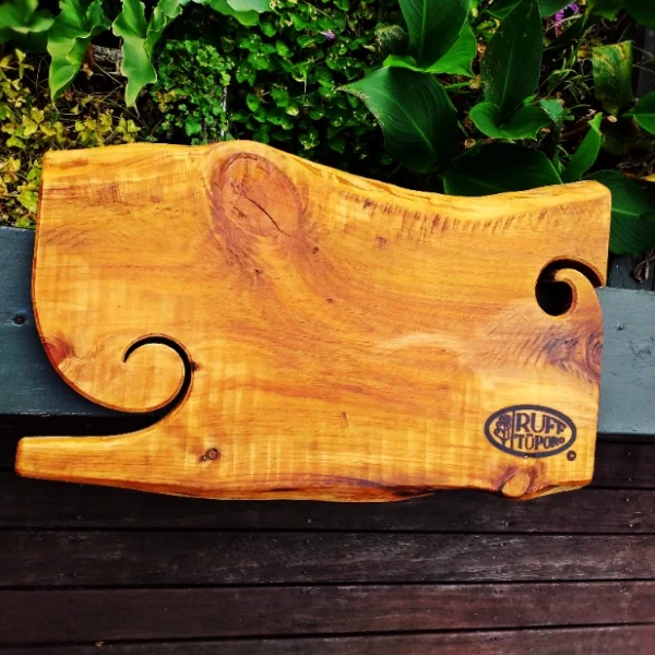 Large rustic chopping board