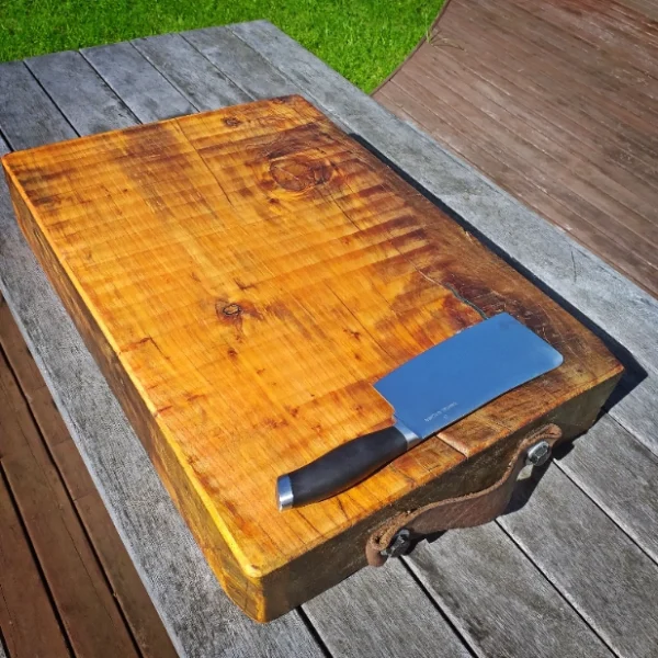 XL rustic chopping block