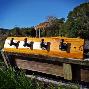 Rustic Totara coat rack