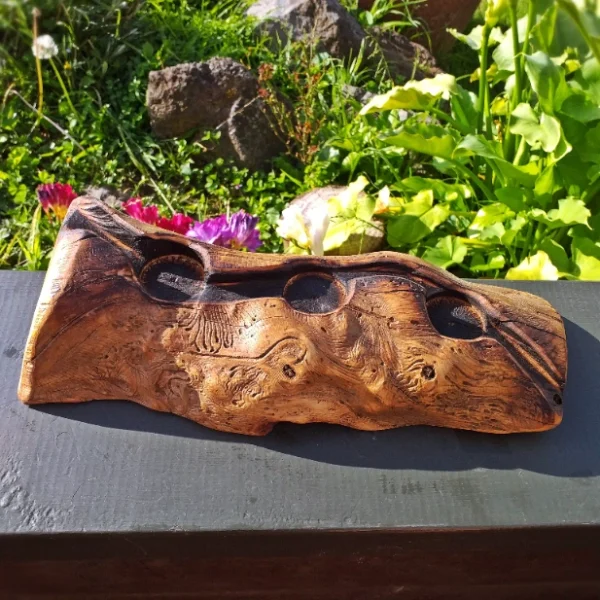 Rustic candle holder - Image 2