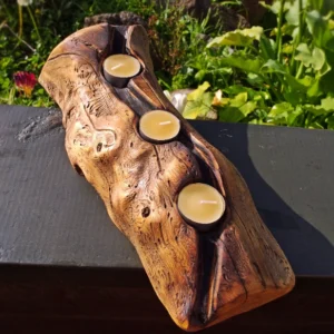 Rustic candle holder