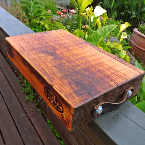 XL rustic chopping block