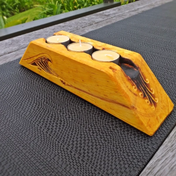 Rustic candle holder - Image 6