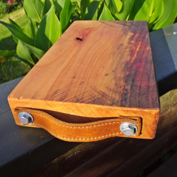 Rustic chopping block