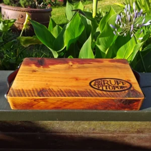 Rustic chopping block