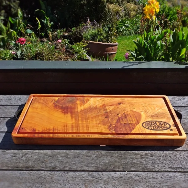 Large rustic chopping block