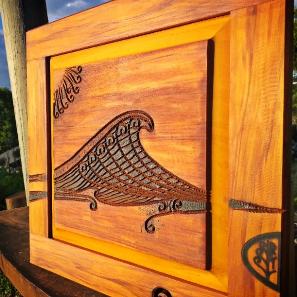 Rimu "sun and wave" wall art - Image 2