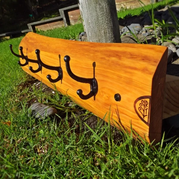 Rustic Totara coat rack - Image 5