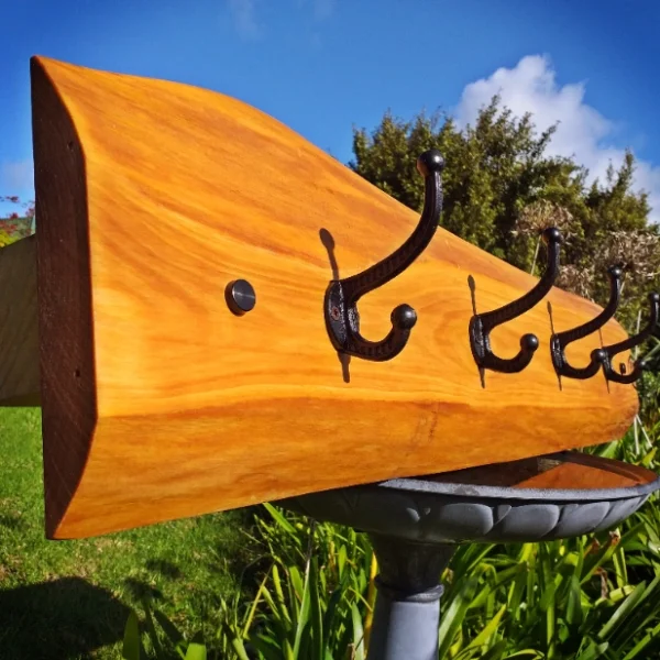 Rustic Totara coat rack - Image 6