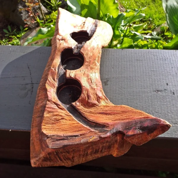 Rustic Totara candle holder - Image 2