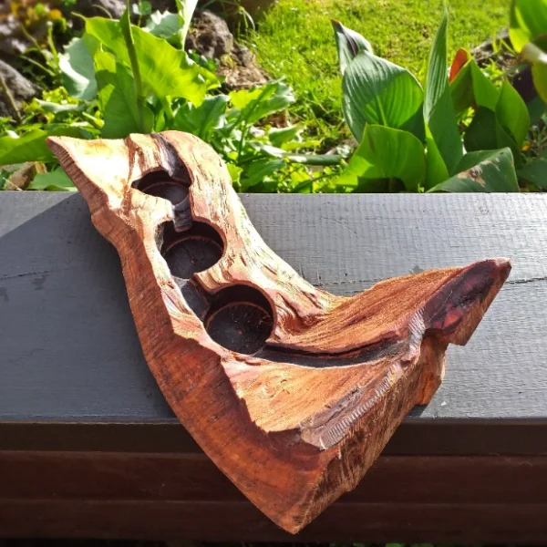 Rustic Totara candle holder - Image 3