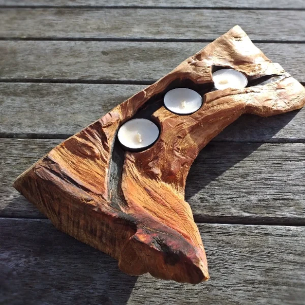 Rustic Totara candle holder - Image 4