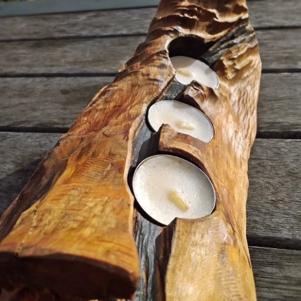 Rustic Totara candle holder - Image 6