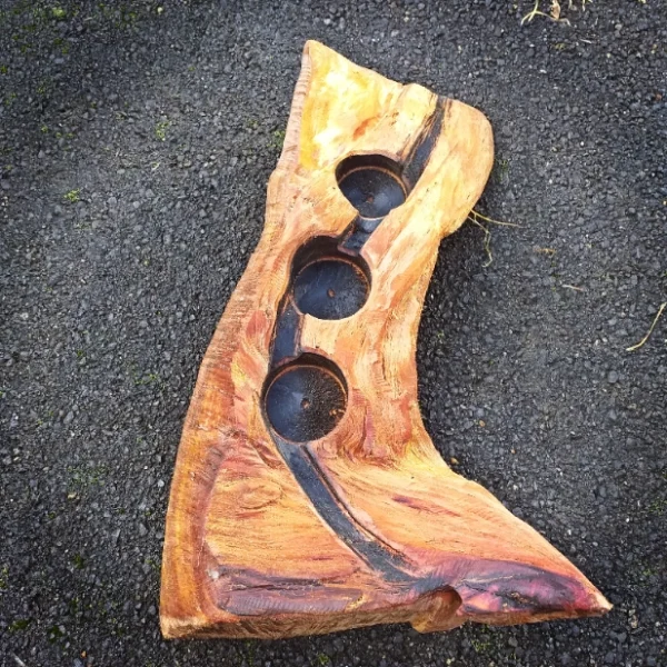 Rustic Totara candle holder - Image 7