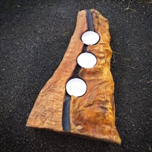 Rustic Totara candle holder