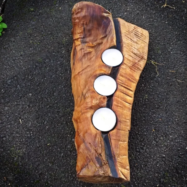 Rustic Totara candle holder - Image 8