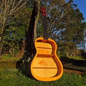 Hanging guitar shelf