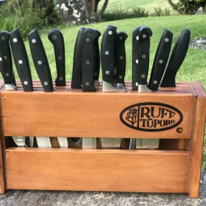 Kauri butcher knife Block
