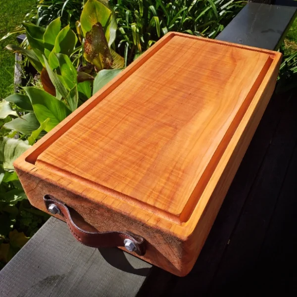 Chunky rustic chopping block