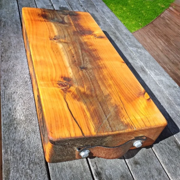 Chunky rustic chopping block