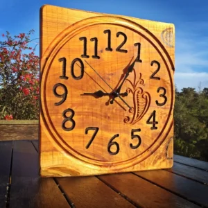 Rustic wall clock