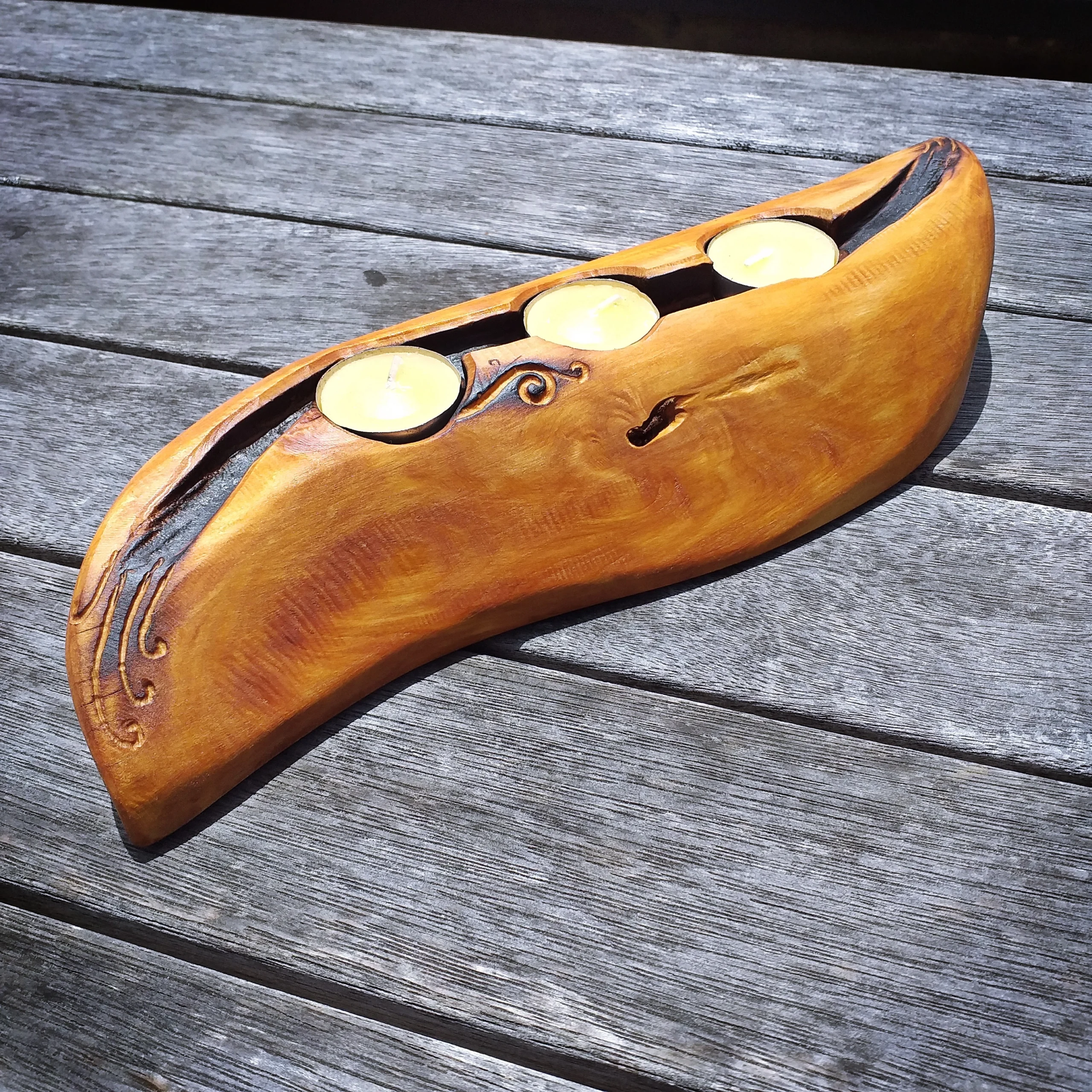 Rustic Totara candle holder - Image 3