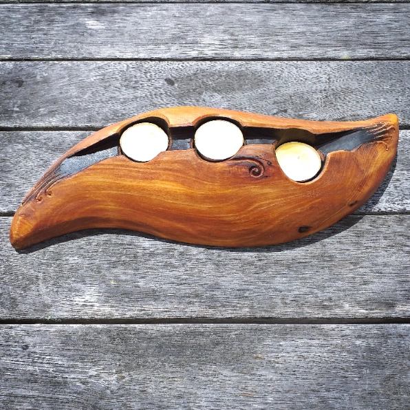 Rustic Totara candle holder - Image 3