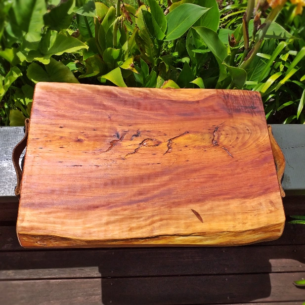 Large rustic Totara chopping block - Image 8