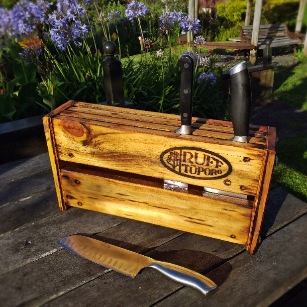 Rustic knife Block - Image 3