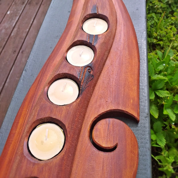 Rustic Rimu candle holder - Image 7